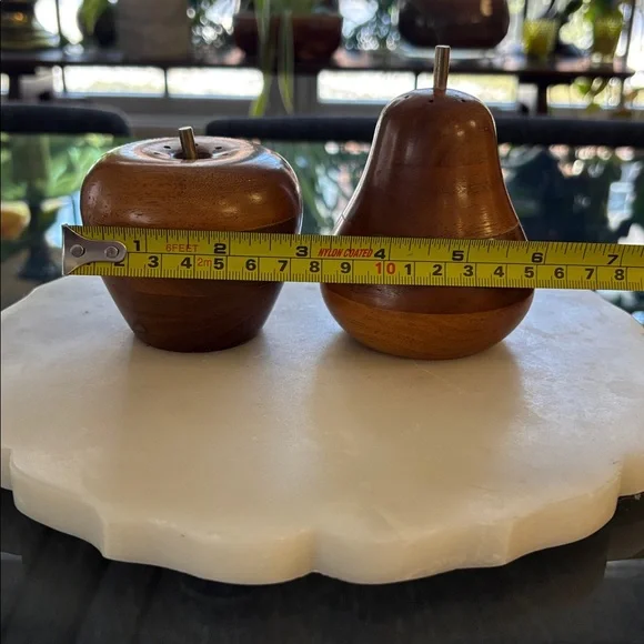 Vintage Wooden Fruit Salt & Pepper Shakers - Picture 6 of 8